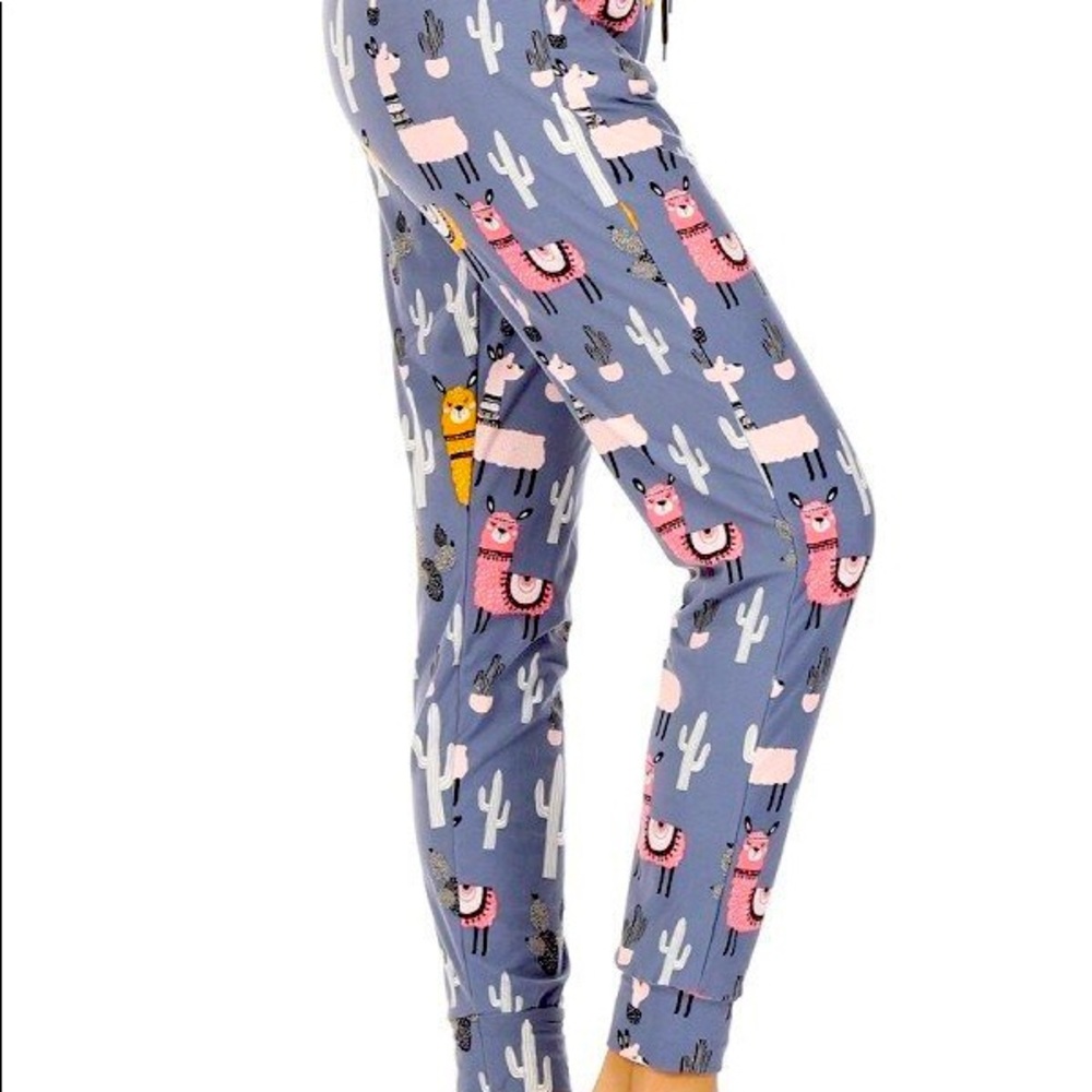 Plus Size Llama Joggers! Buttery Soft! Size 2X